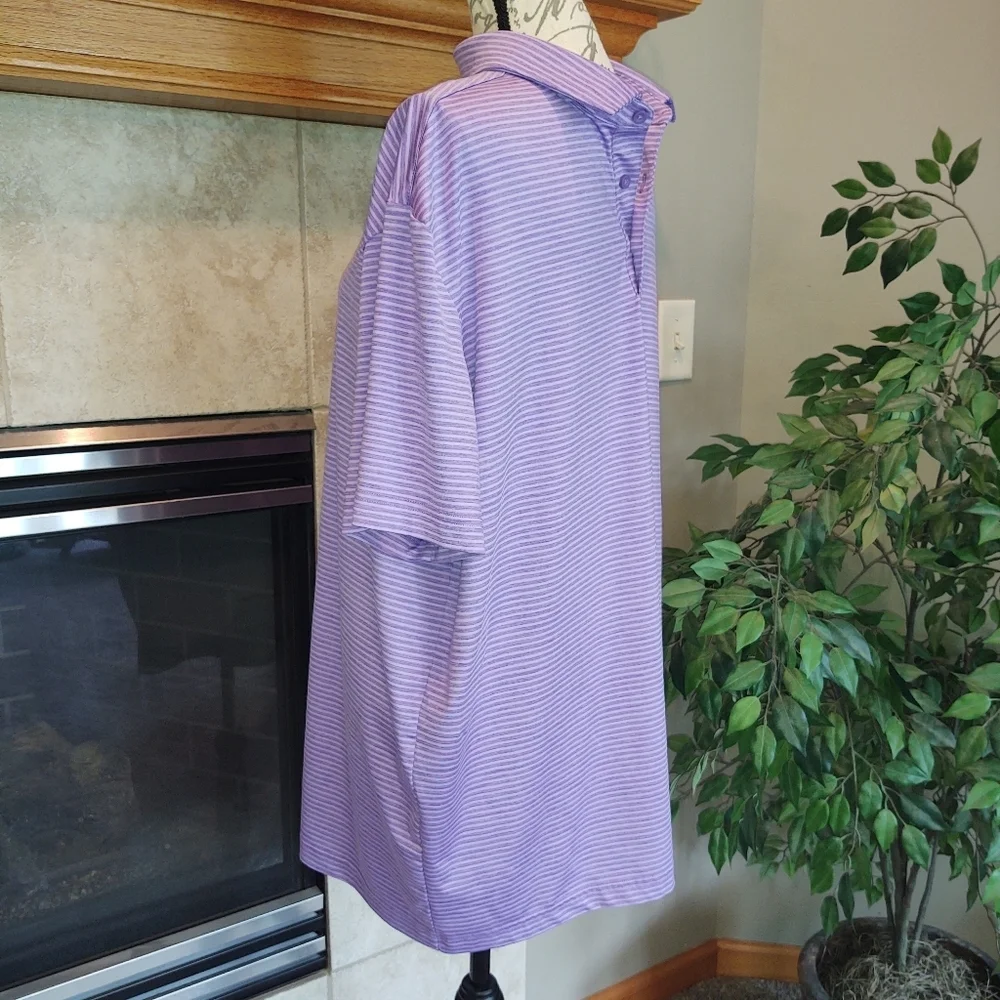 Members Mark Purple Stripped XL Polo! - Picture 4 of 8